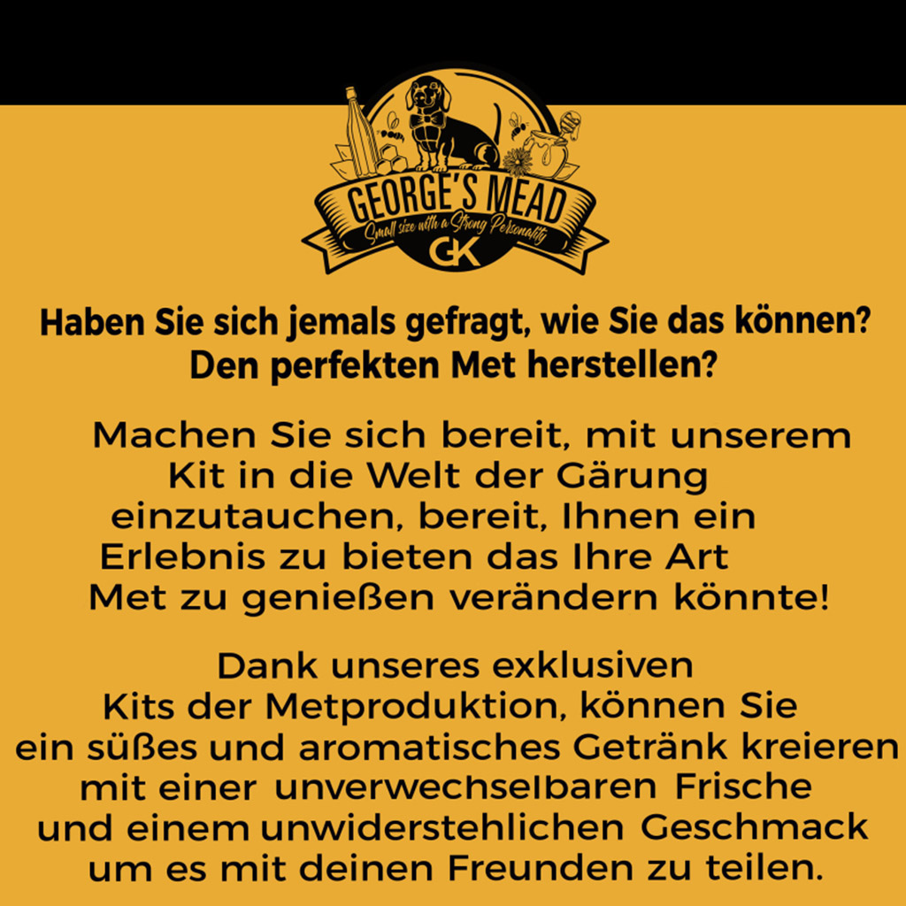 Zestaw do produkcji domowego miodu pitnego – George's Mead (5 litrów)