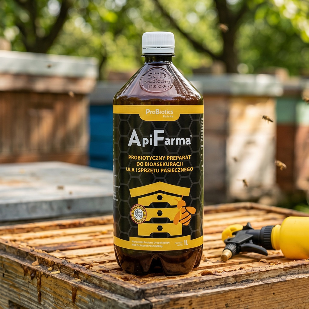 ApiFarma – probiotyczny preparat dla pszczół – 1l