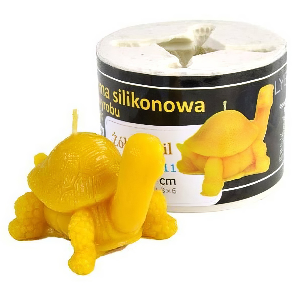 Forma silikonowa - Żółw Emil – wys. 4,5 cm