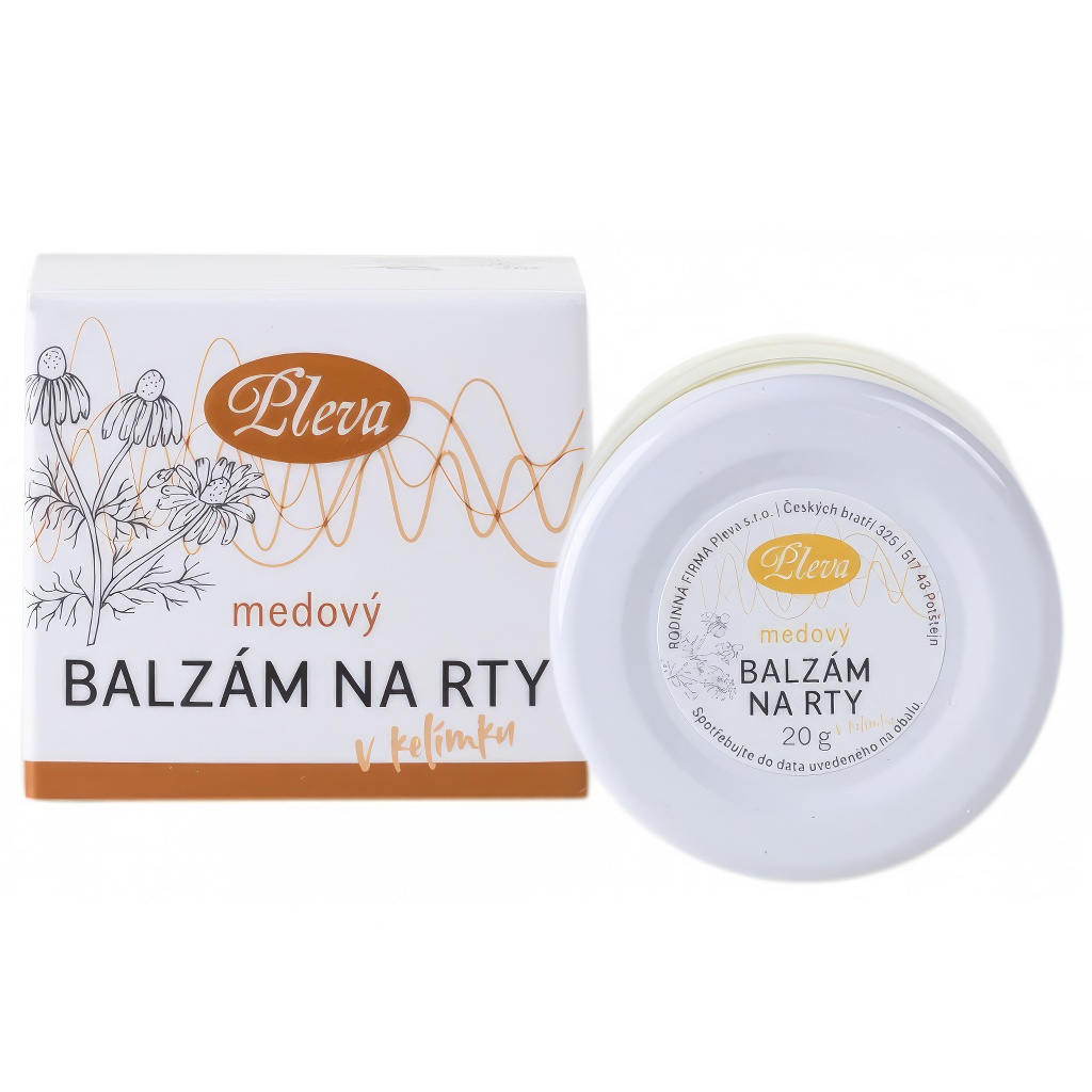 Miodowy balsam do ust w słoiczku - Pleva