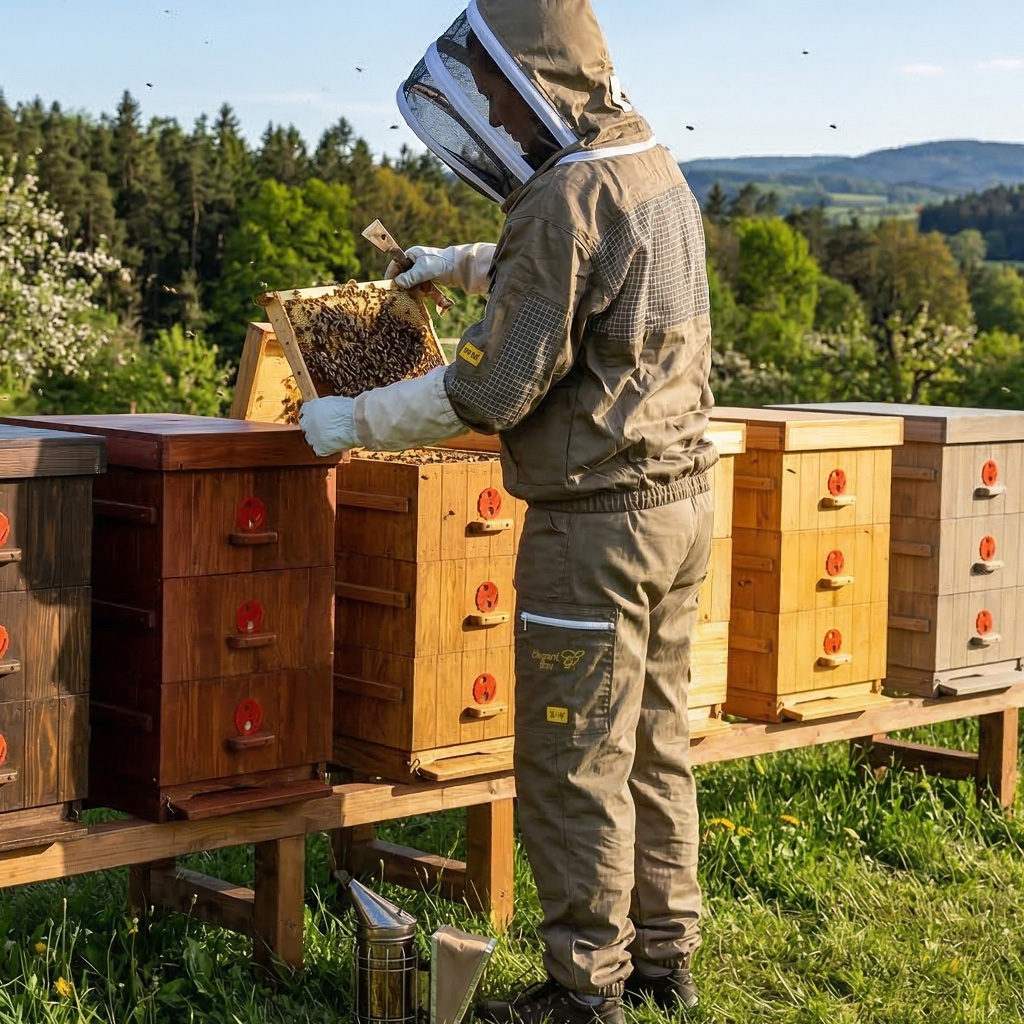 Kurtka pszczelarska z częściową wentylacją Elegant Bee - S-XXXXL