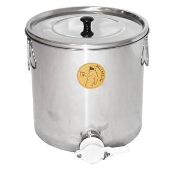 Odstojnik nierdzewny z zaworem plastikowym Mellarius - 25 kg