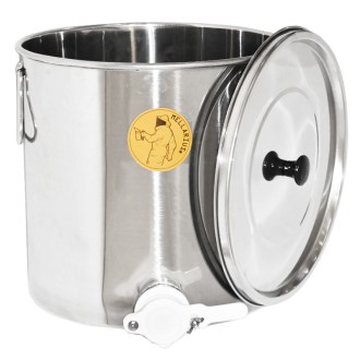 Odstojnik nierdzewny z zaworem plastikowym Mellarius - 25 kg