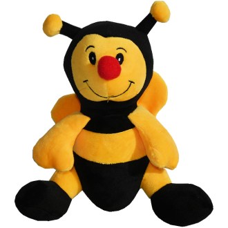 Mała pluszowa pszczoła