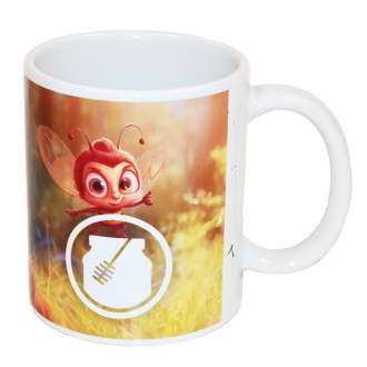 Kubek z dziecięcym motywem misia