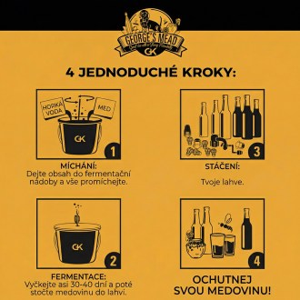 Zestaw do produkcji domowego miodu pitnego – George's Mead (5 litrów)