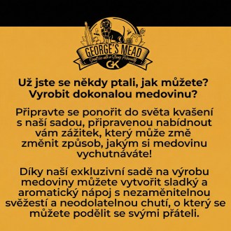 Zestaw do produkcji domowego miodu pitnego – George's Mead (5 litrów)