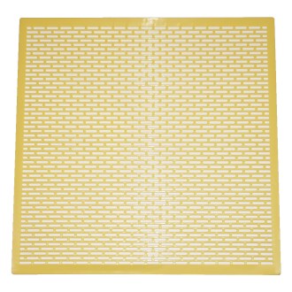 Krata odgrodowa - naprzemienna - plastik lany - 500x500 mm