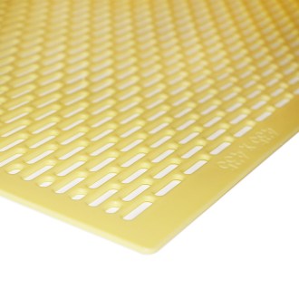 Krata odgrodowa - naprzemienna - plastik lany - 435x435 mm