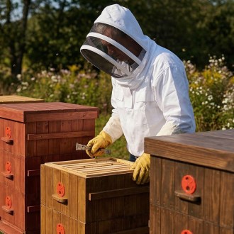 Bluza pszczelarska z kapturem - S - XXL