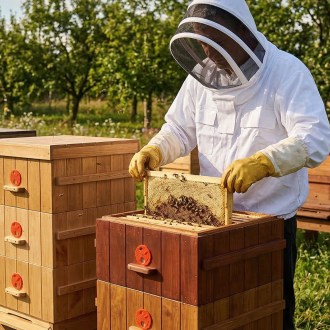 Bluza pszczelarska z kapturem - S - XXL