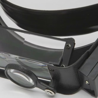 Lupa nagłowna z podświetleniem