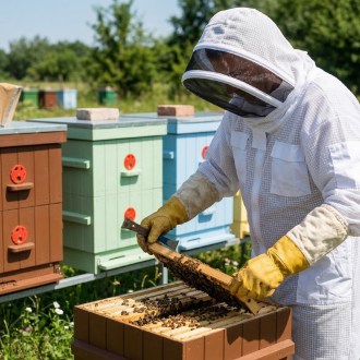 Profi kombinezon pszczelarski z wentylacją S-XXL