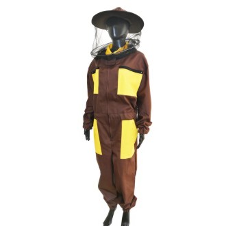 Kombinezon pszczelarski brązowy S - XXXL