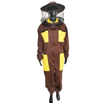 Kombinezon pszczelarski brązowy S - XXXL