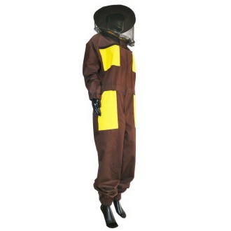 Kombinezon pszczelarski brązowy S - XXXL