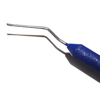 Profesjonalna łyżka do przedlarw - metalowa - niebieska