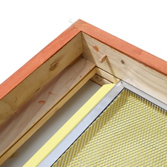 Siateczkowa dennica varroa - Langstroth - komplet, malowana