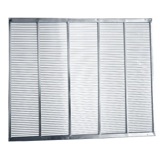 Krata odgrodowa nierdzewna 377x420 mm DE