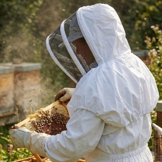 Maska pszczelarska Mellarius z płótnem
