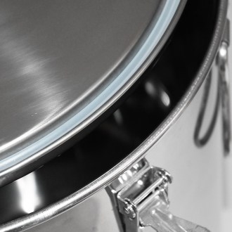 Pojemnik wlewowy 100 kg - stal nierdzewna - pokrywa uszczelniająca