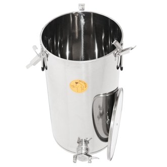 Pojemnik wlewowy 100 kg - stal nierdzewna - pokrywa uszczelniająca