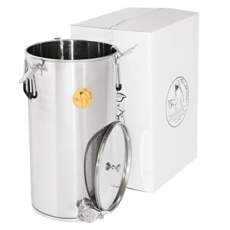 Pojemnik wlewowy 100 kg - stal nierdzewna - pokrywa uszczelniająca