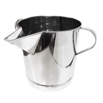 Wiadro nierdzewne z lejkiem - 14 kg