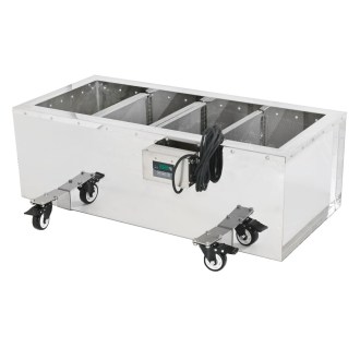 Pojemnik na miód z sitem kaskadowym oraz pokrywą Mellarius