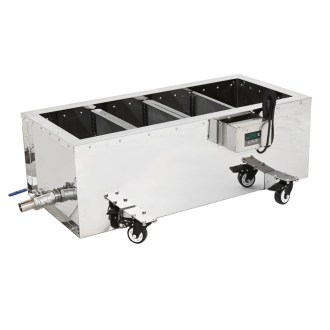 Pojemnik na miód z sitem kaskadowym oraz pokrywą Mellarius