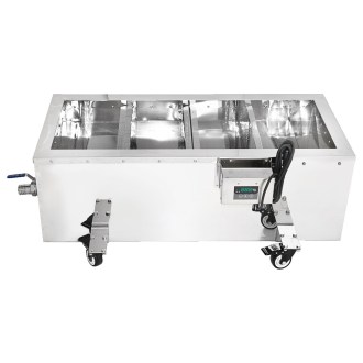 Pojemnik na miód z sitem kaskadowym oraz pokrywą Mellarius