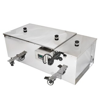 Pojemnik na miód z sitem kaskadowym oraz pokrywą Mellarius