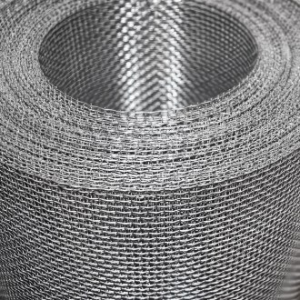 Siatka druciana - oczko ze stali nierdzewnej 201 - 3,15/0,8 - rolka 10 mb