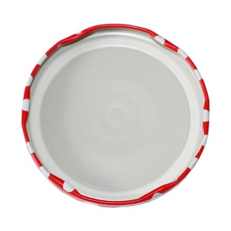 Nakrętka czerwone kropki Ø 82 mm
