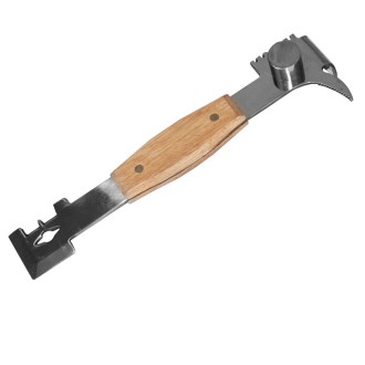 Dłuto Mellarius 5 w 1 duży ze stali nierdzewnej z drewnem. trzymać. 28 cm