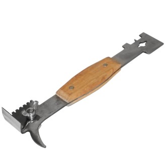 Dłuto Mellarius 5 w 1 duży ze stali nierdzewnej z drewnem. trzymać. 28 cm