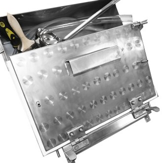 Prasa ręczna do węzy - chłodzona wodą - 420 x 205 mm