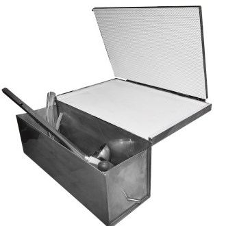 Prasa ręczna do węzy - chłodzona wodą - 420 x 205 mm