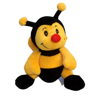 Mała pluszowa pszczoła