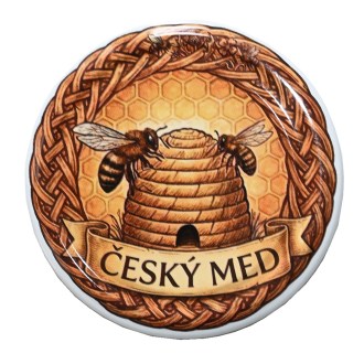 Zakrętka do słoika TO 82 - Czeski miód i ul - HOJ3