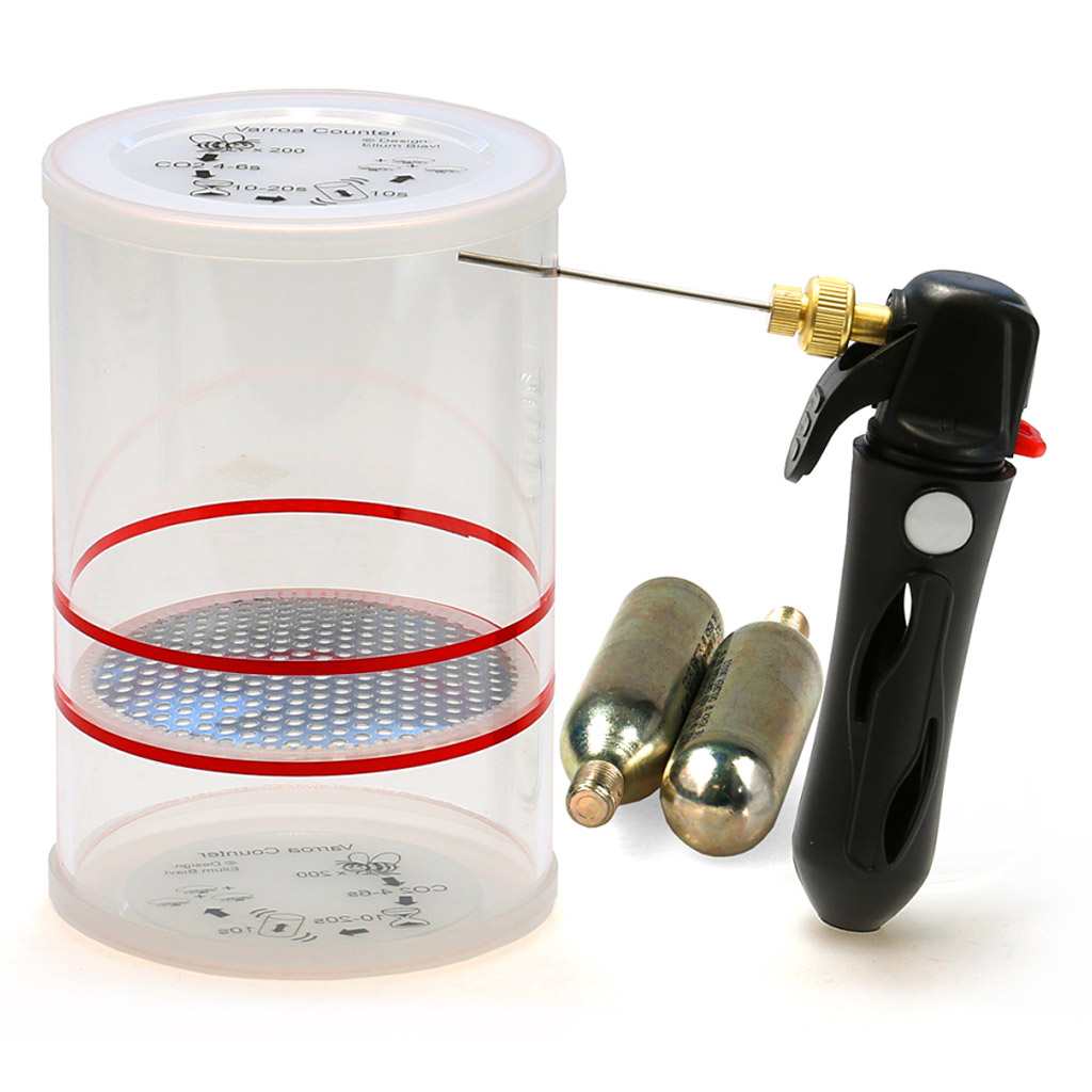 Tester warroa z dozownikiem CO2