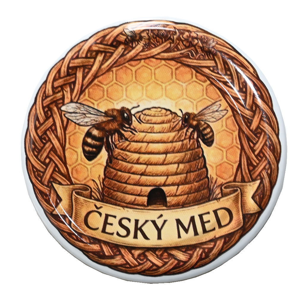 Zakrętka do słoika TO 82 - Czeski miód i ul - HOJ3